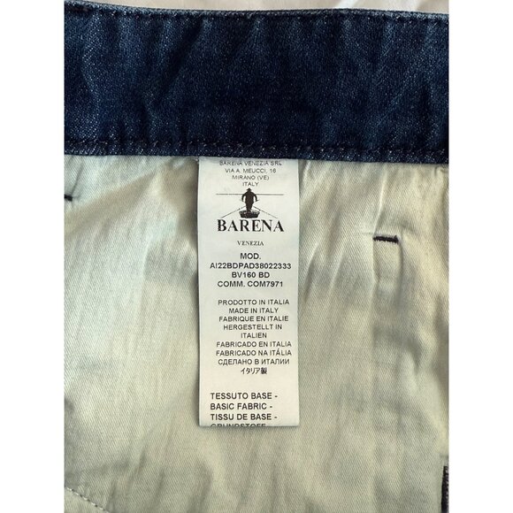 BARENA Venezia Women's Wide Leg Trouser Jeans Made in Italy - Picture 4 of 13